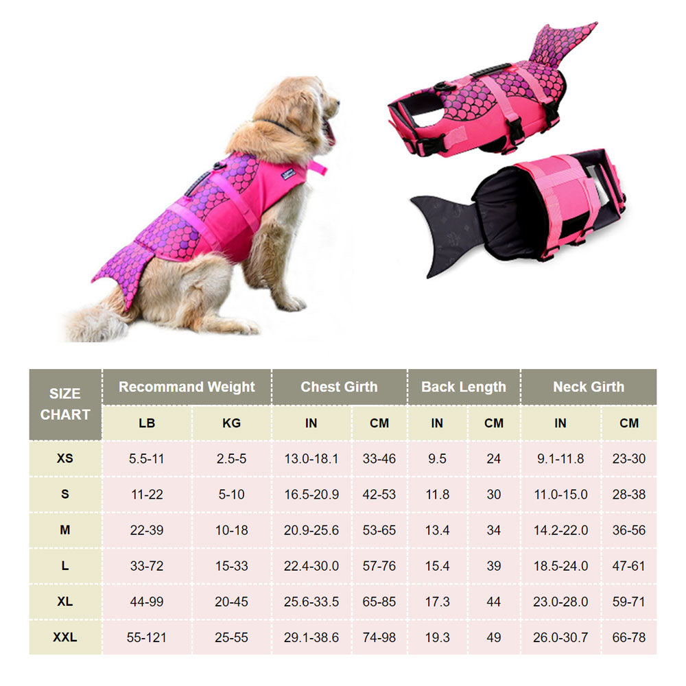 Dog Life Jacket Floating Vest With Adjustable Strap
