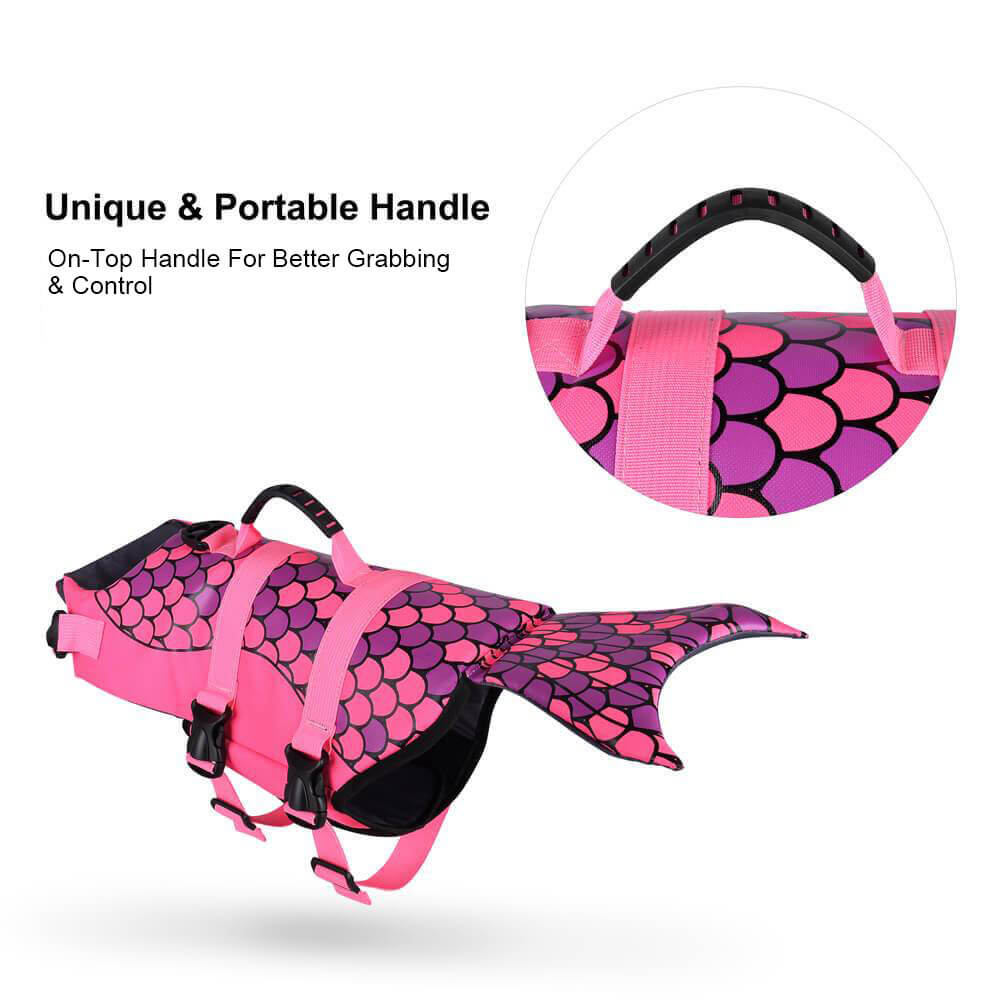 Dog Life Jacket Floating Vest With Adjustable Strap