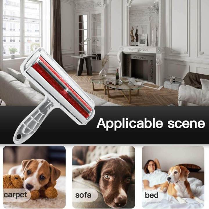 Pet Hair Removel Roller Remover Cleaning Brush Fur Removing Dog Cat Animals Hair Brush