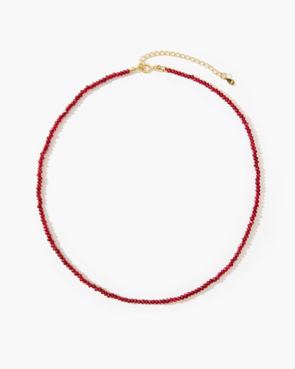 Mini Carnelian Beaded Necklace