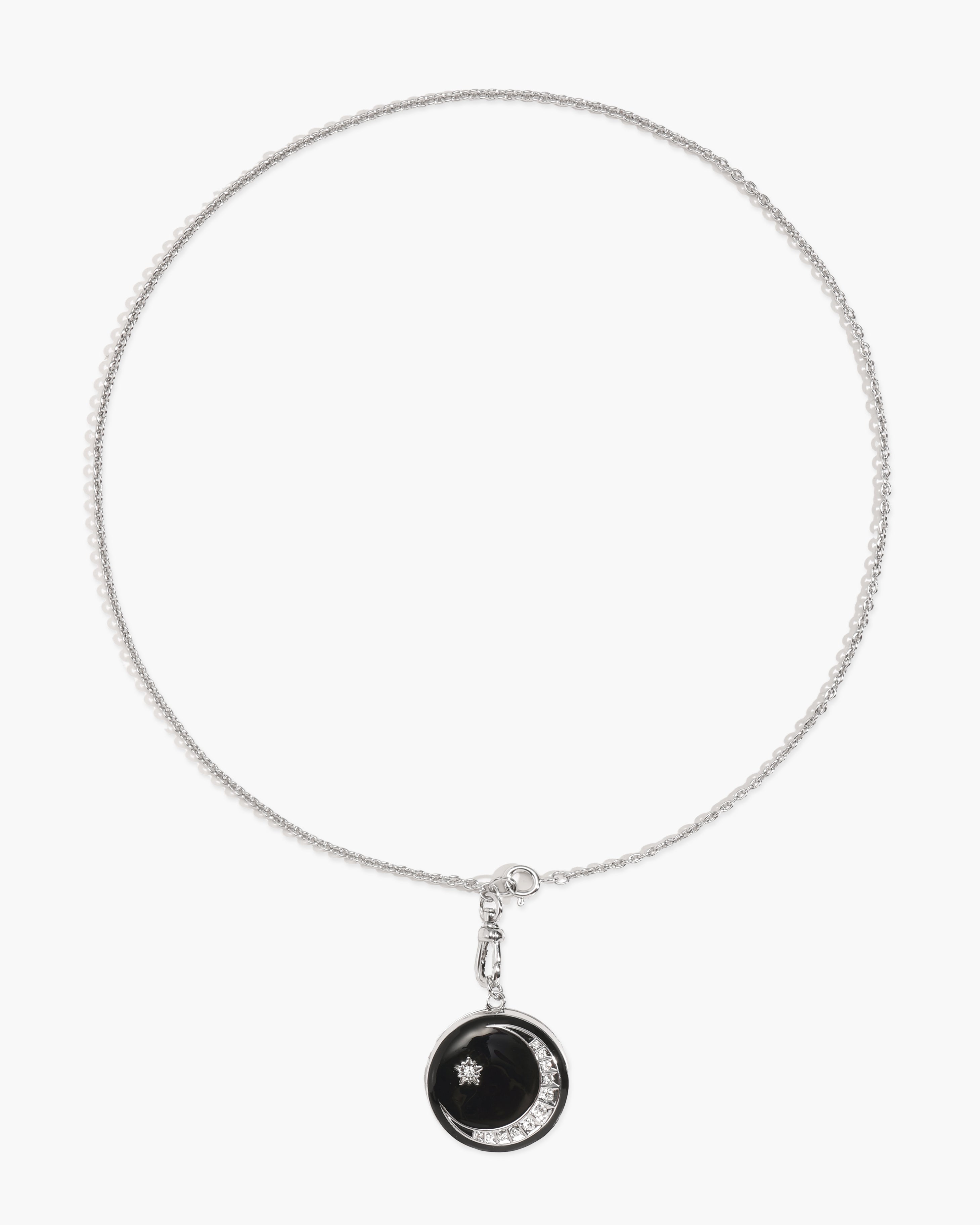 Zeldas Star Openable Locket Clasp Chain Necklace