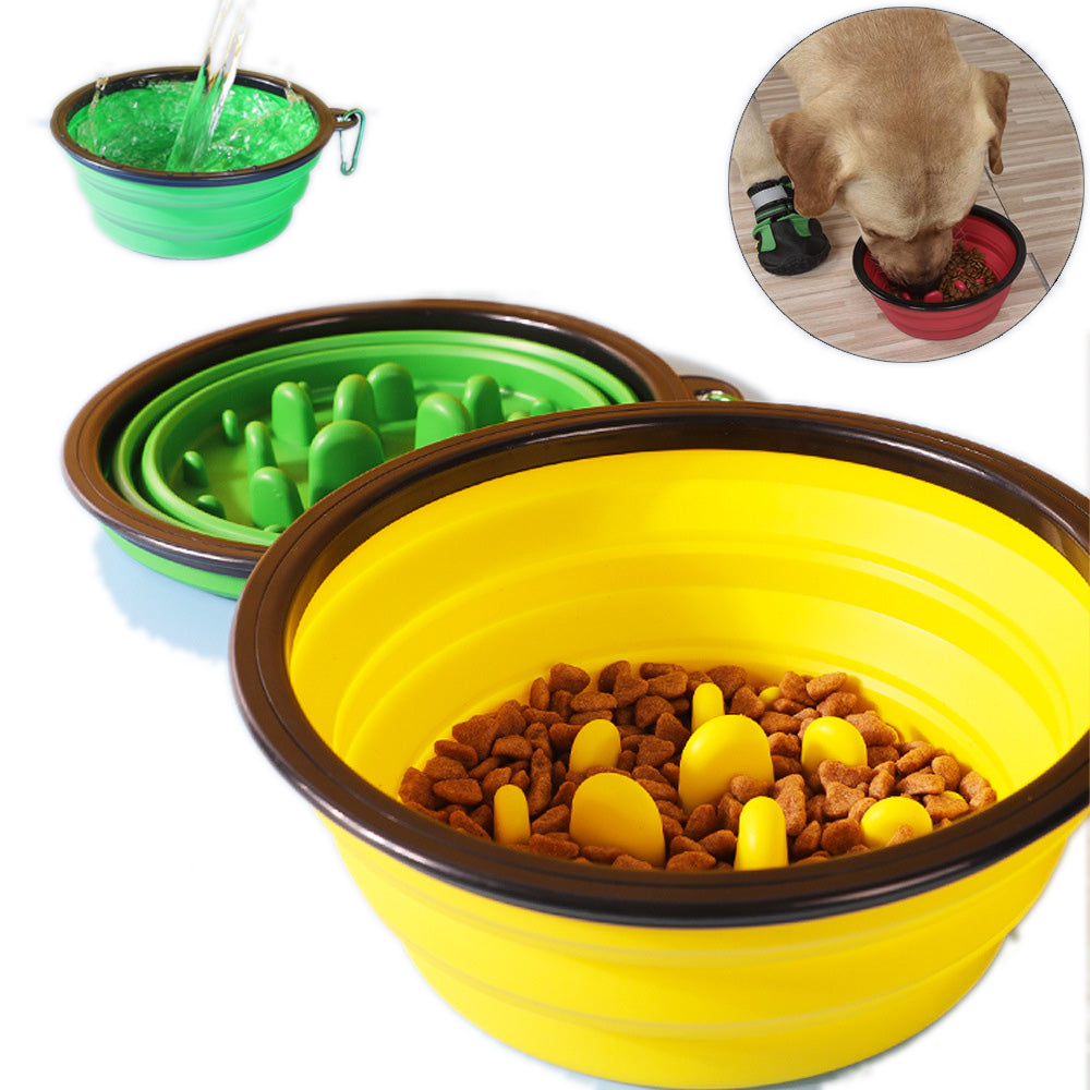 Fami Petcare Portable Slow Feed Bowl