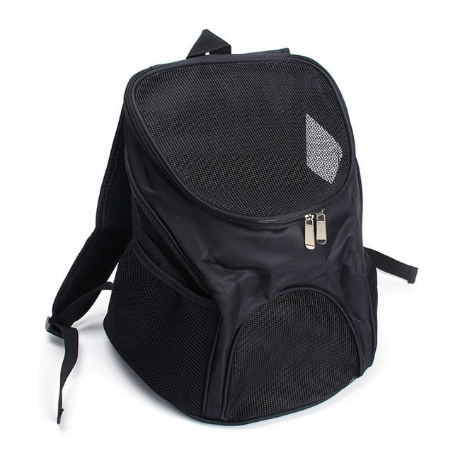 Breathable pet carrier mesh backpack for cats & dogs