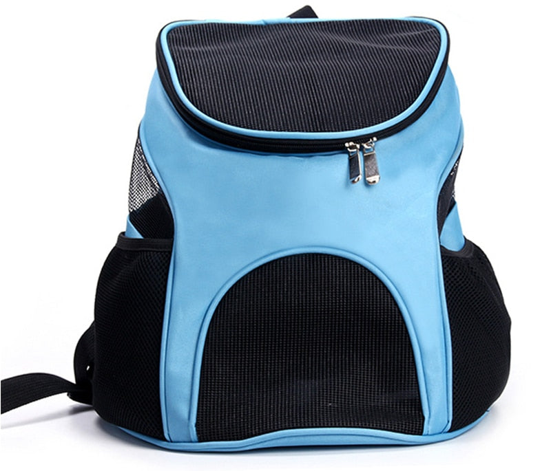 Breathable pet carrier mesh backpack for cats & dogs