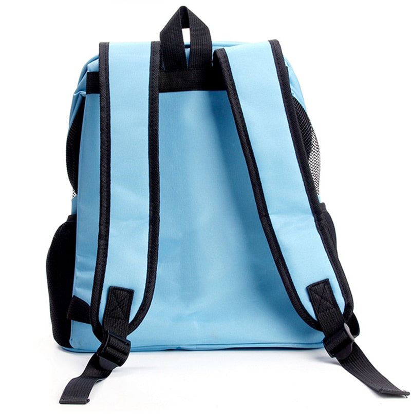 Breathable pet carrier mesh backpack for cats & dogs
