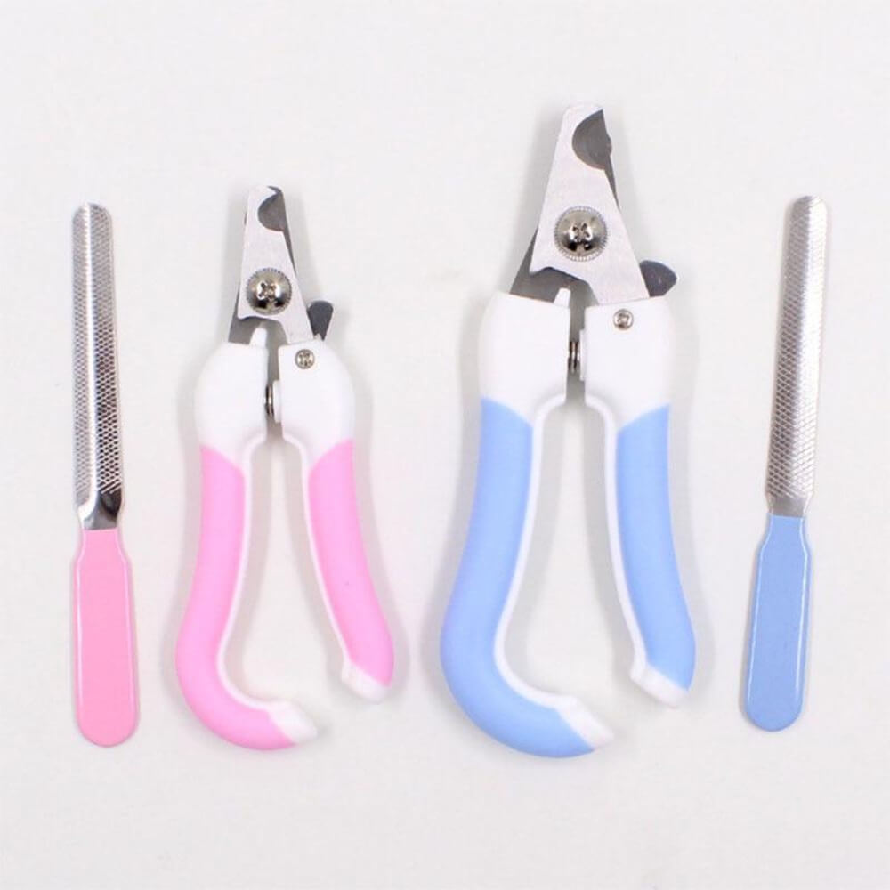 Professional Pet Cat Dog Nail Clipper Cutter Stainless Steel Grooming Clippers Grinders Cats Dog Claw Nail Scissors with Lock
