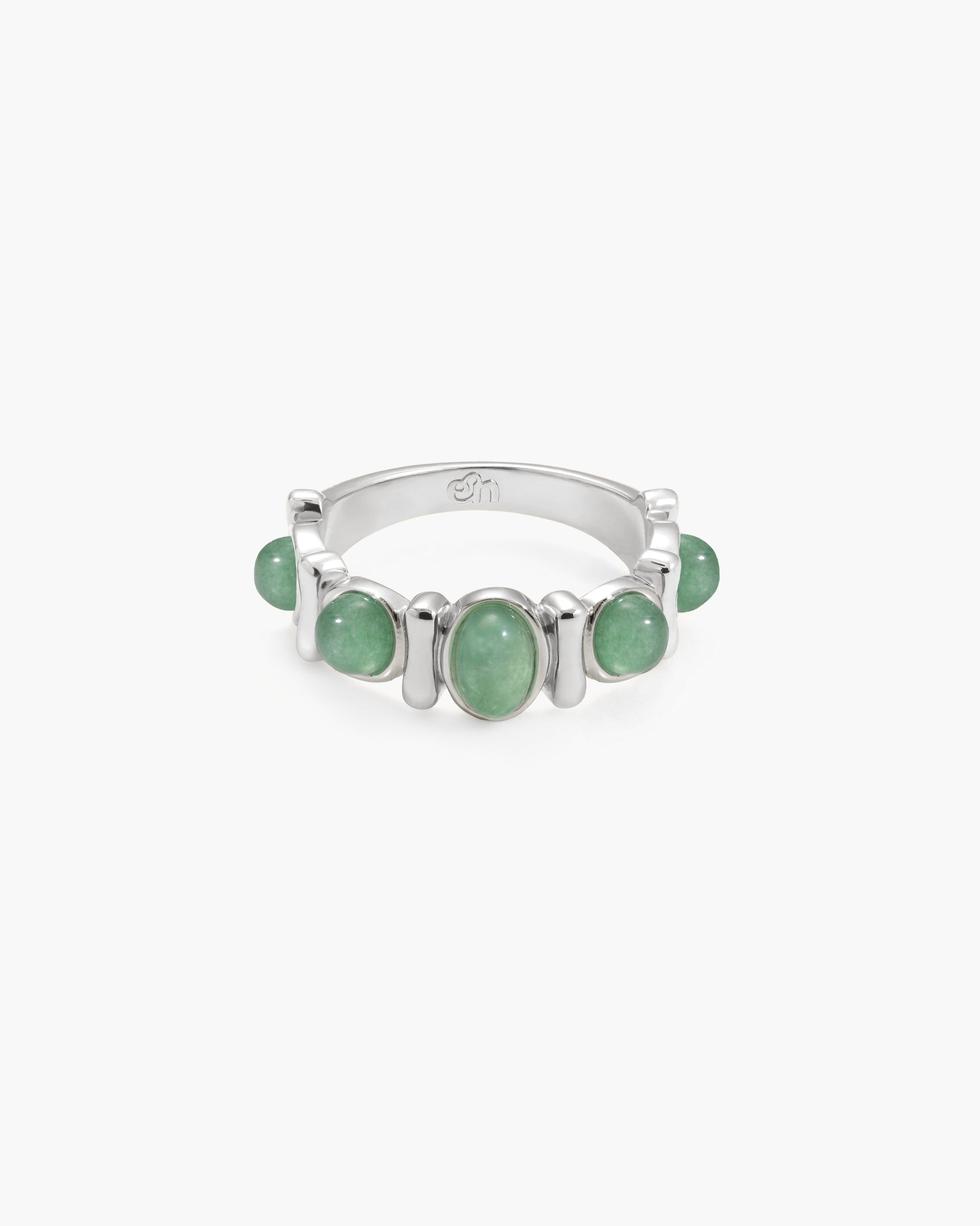 Carnelian Stone Band Ring