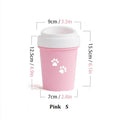 Pet Paw Cleaner Washer Cup With Soft Bristles