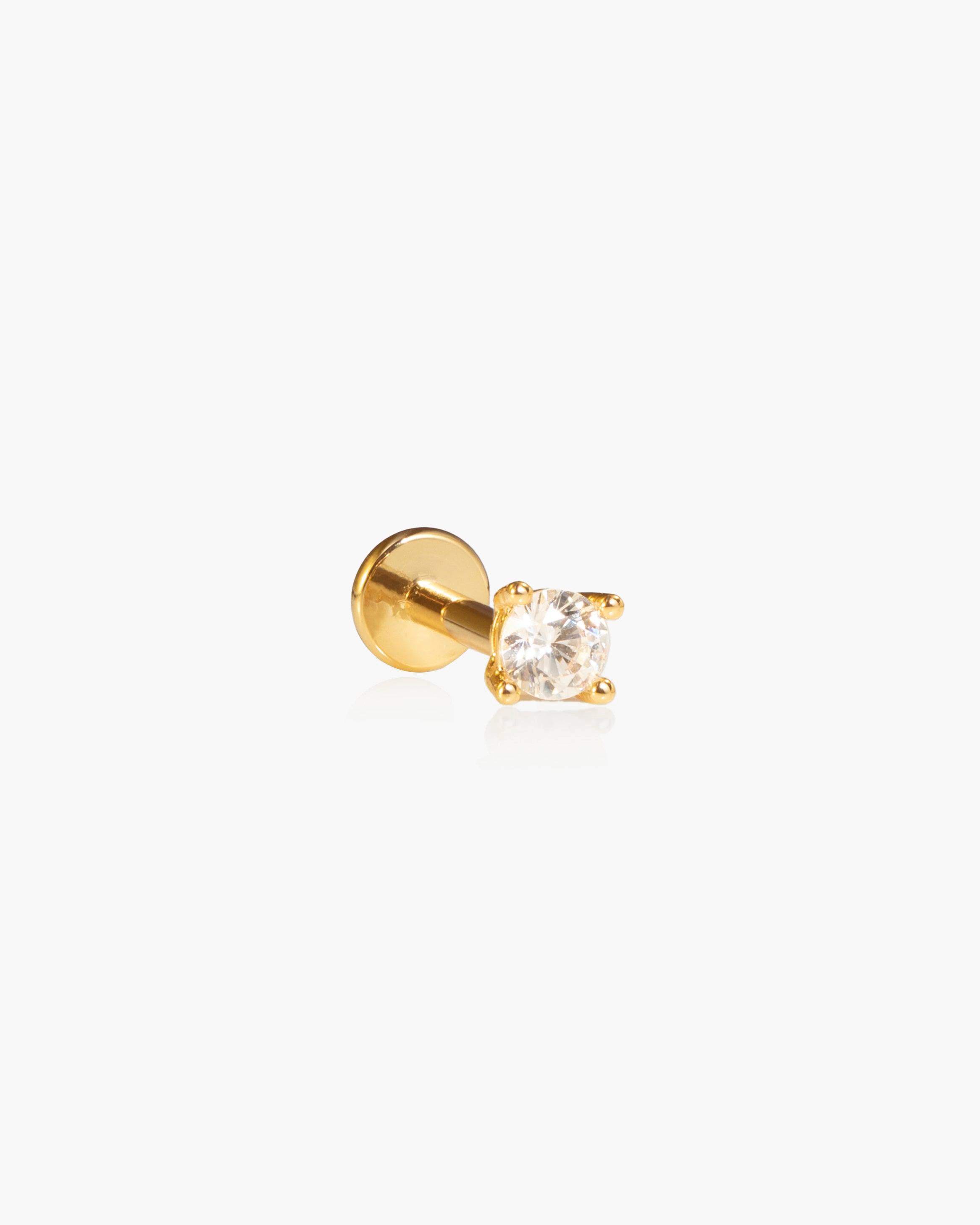 Sparkle Flat Back Helix Earring Set