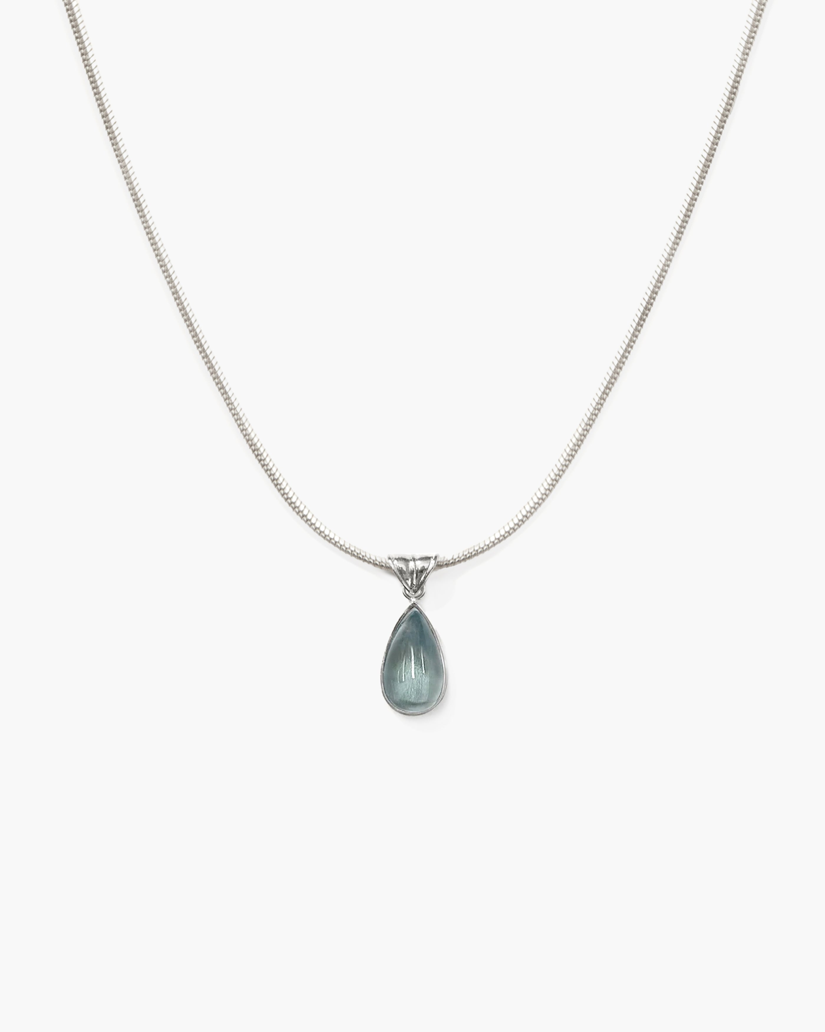 Waterdrop Necklace in Marine Blue